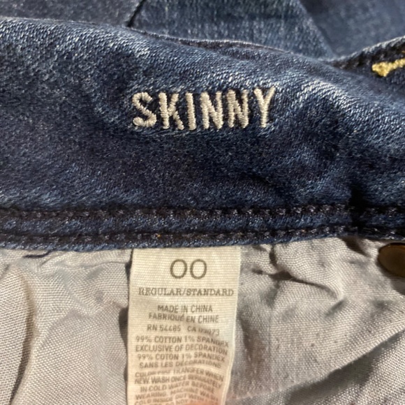 American Eagle Super Stretch Skinny Jeans - Size 00 Regular - Picture 4 of 4
